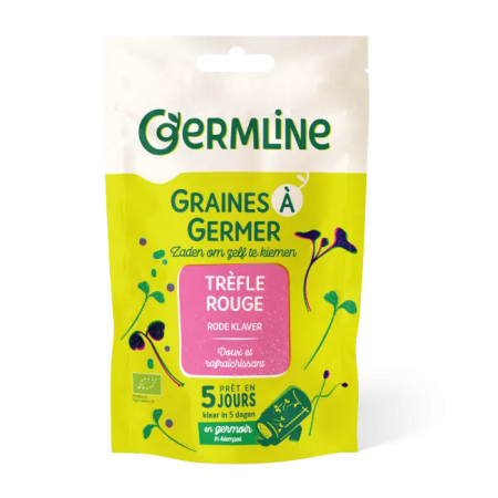 Seminte de trifoi rosu pt. germinat eco 150g Germline Seminte de trifoi rosu pt. germinat eco 150g Germline