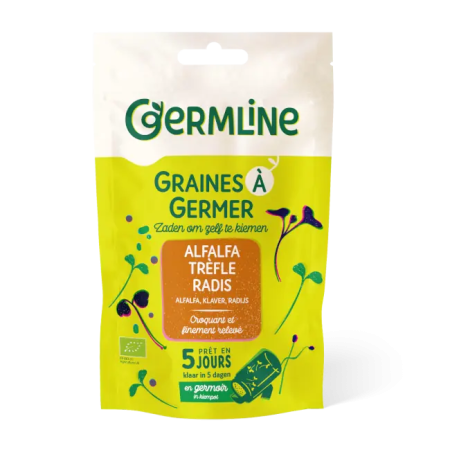 Mix alfalfa, trifoi, ridiche pt germinat bio 150g Germline Mix alfalfa, trifoi, ridiche pt germinat bio 150g Germline