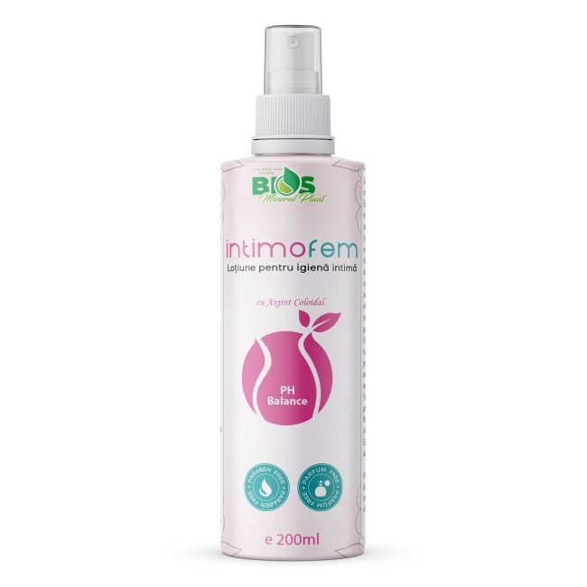 Intimo Ferm - Lotiune pentru igiena intima, 200ml, Bios Mineral Plant