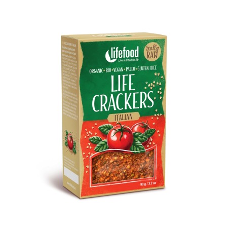 LIFECRACKERS italian raw eco 90g LIFECRACKERS italian raw eco 90g