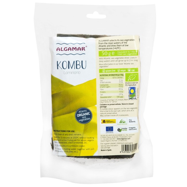 Alge Kombu eco 50g Algamar