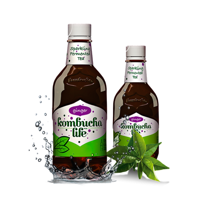 Kombucha Life cu ghimbir 500ml