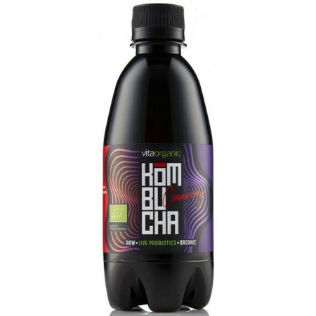 Kombucha cu merisoare bio 330 ml Vita Organic Kombucha cu merisoare bio 330 ml Vita Organic