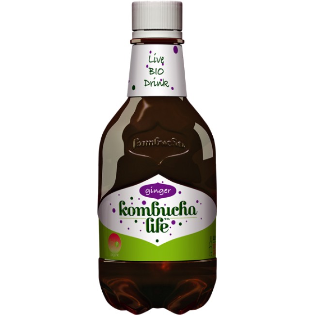 Kombucha life cu ghimbir ECO 330ml