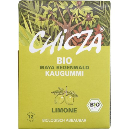 Guma de mestecat cu lamaie bio 30g Chicza Guma de mestecat cu lamaie bio 30g Chicza