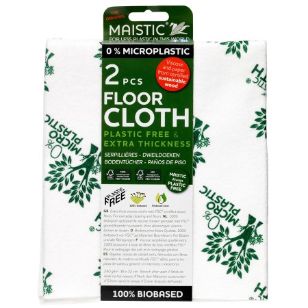 Laveta pentru pardoseli, plastic free, 2 buc, Maistic Laveta pentru pardoseli, plastic free, 2 buc, Maistic