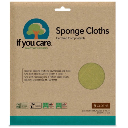 Lavete de uz universal, reutilizabile, biodegradabile, 5 buc. If You Care Lavete de uz universal, reutilizabile, biodegradabile, 5 buc. If You Care