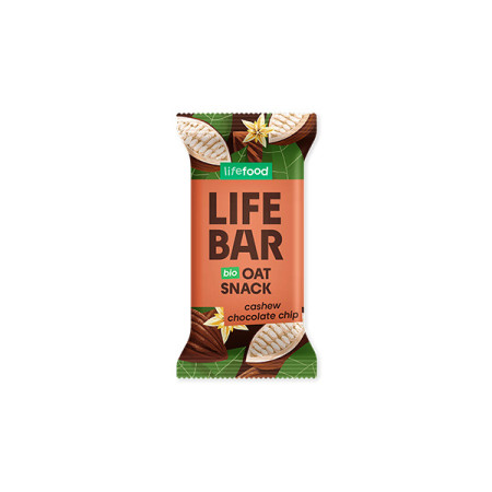 Lifebar baton de ovaz cu ciocolata fara gluten bio 40g