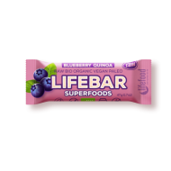 Lifebar plus baton cu afine si quinoa raw eco 47g