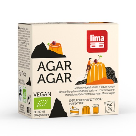 Agar Agar Pudra Eco 6X2G Lima Agar Agar Pudra Eco 6X2G Lima
