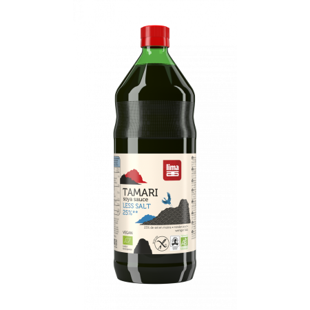 Sos De Soia Tamari Cu Continut Redus De Sare Eco 250ml  Lima Sos De Soia Tamari Cu Continut Redus De Sare Eco 250ml  Lima