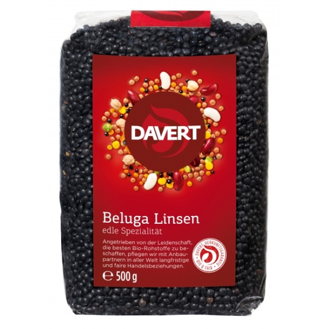 Linte neagra Beluga bio 500g DAVERT