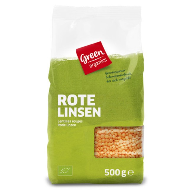 Linte rosie eco 500g (GreenOrganics)