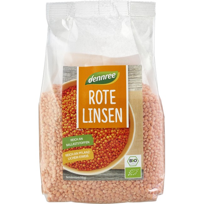 Linte rosie bio 500g Dennree