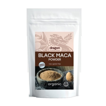 Maca neagra pudra raw eco 100g DS Maca neagra pudra raw eco 100g DS