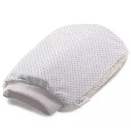 Manusa exfolianta din bumbac cu fir alb argintiu Isha Manusa exfolianta din bumbac cu fir alb argintiu Isha