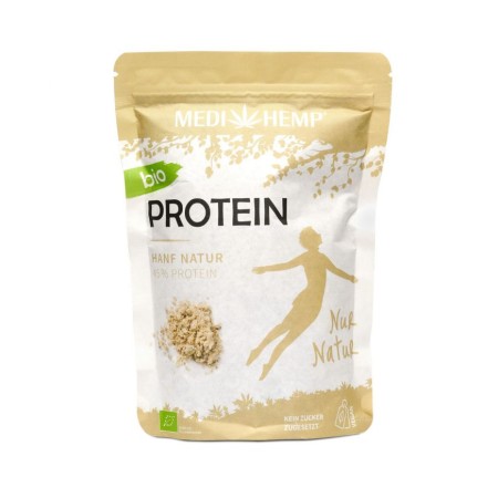Proteina din canepa natur, bio, 330g, Medihemp