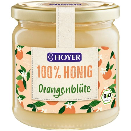 Miere din flori de portocal eco 500g Hoyer