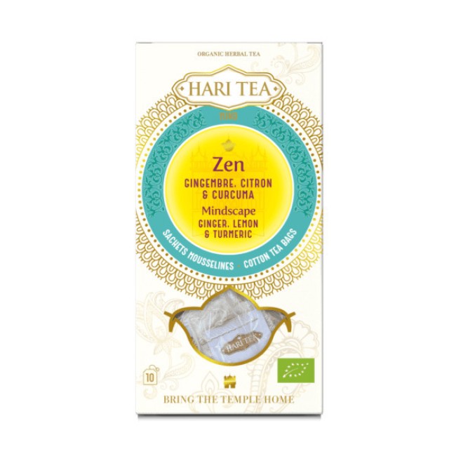 Ceai premium Hari Tea - Mindscape - ghimbir si lamaie bio 10dz