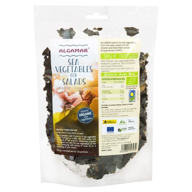 MIX DE ALGE MARINE PENTRU SALATA ECO 50G Algamar VECHI