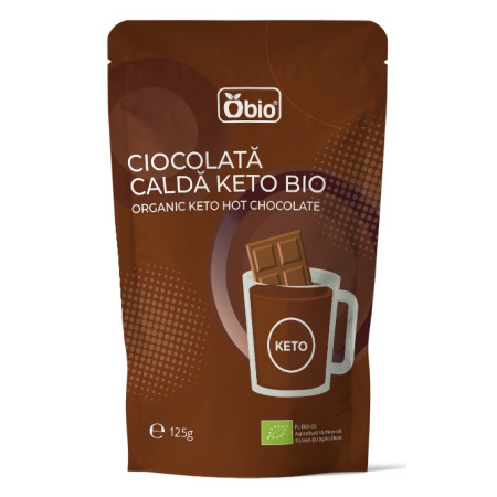 Ciocolata calda Keto bio 125g Obio