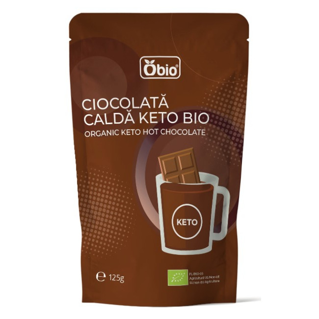Ciocolata calda Keto bio 125g Obio