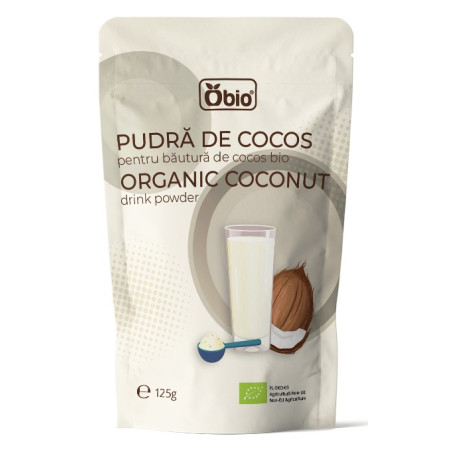 Bautura de cocos pudra bio 125g Obio