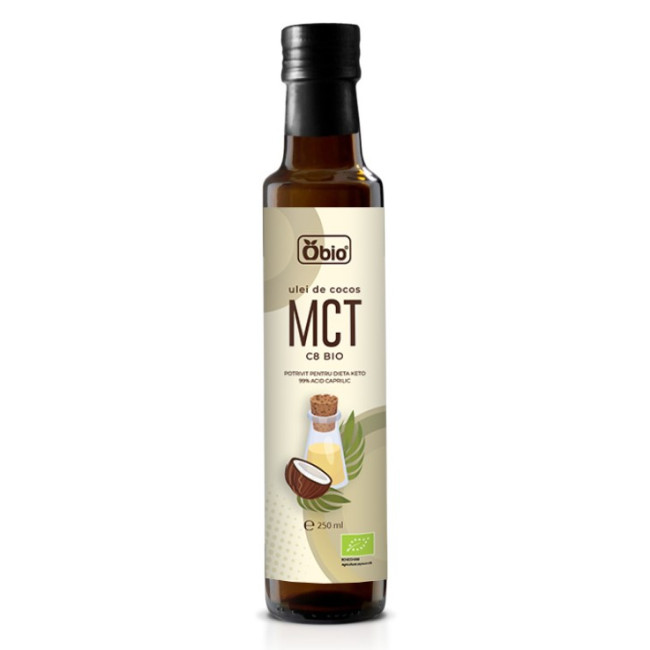 Ulei de cocos mct c8 bio 250ml Obio