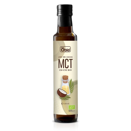Ulei de cocos mct c8 + c10 bio bio 250ml Obio