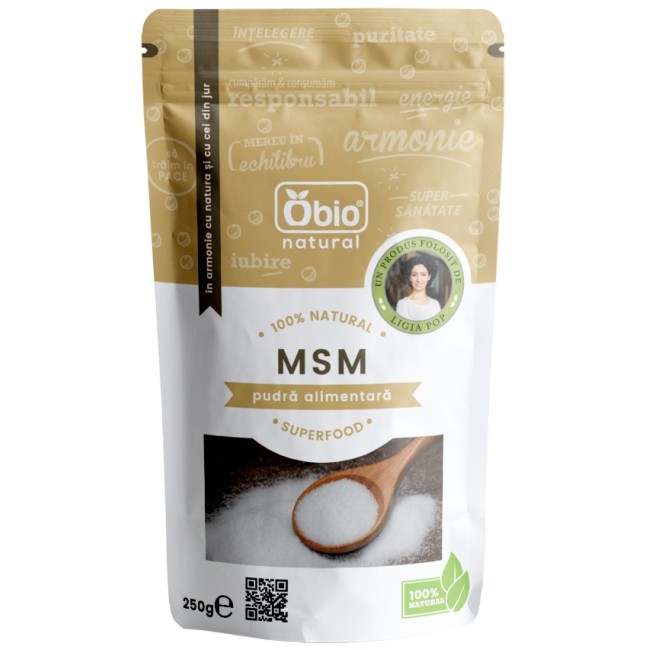 MSM pulbere 250g Obio