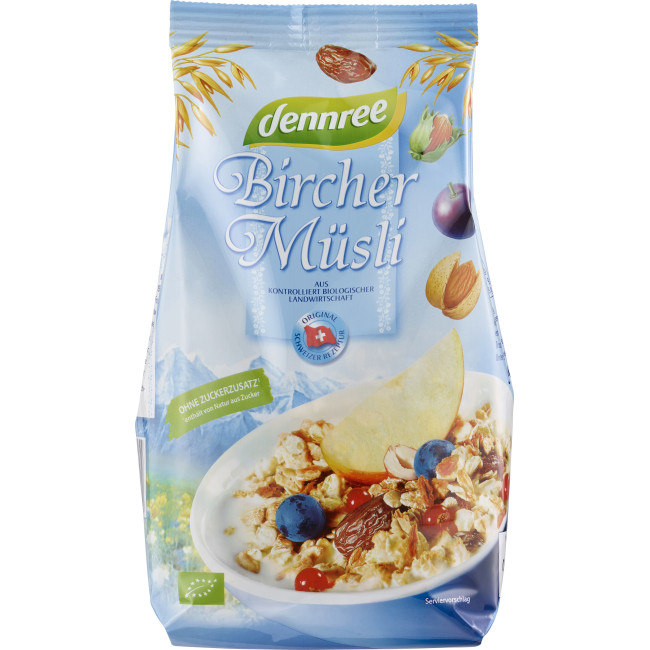 Musli Bircher bio 500g Dennree Musli Bircher bio 500g Dennree