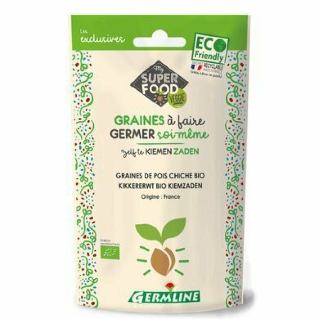 Boabe de naut pt. germinat eco 200g Germline Boabe de naut pt. germinat eco 200g Germline