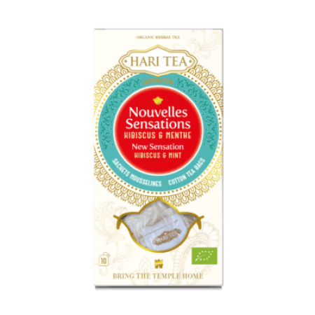 Ceai premium Hari Tea - New Sensation - hibiscus si menta bio 10dz Ceai premium Hari Tea - New Sensation - hibiscus si menta bio 10dz