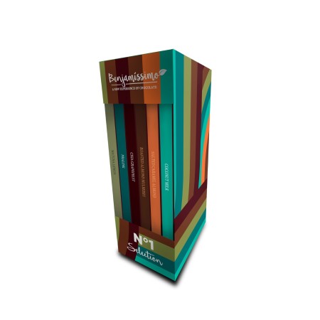 Cutie cadou No.1 Selection 6 ciocolate, bio, 6x 70g, Benjamissimo Cutie cadou No.1 Selection 6 ciocolate, bio, 6x 70g, Benjamissimo