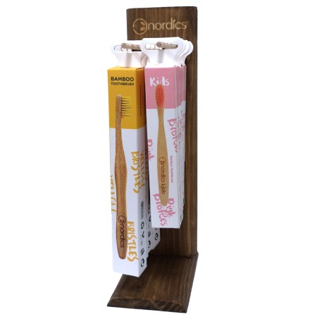 Suport din lemn 8 periute Nordics Suport din lemn 8 periute Nordics