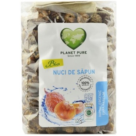 Nuci de sapun bio 1kg Planet Pure Nuci de sapun bio 1kg Planet Pure