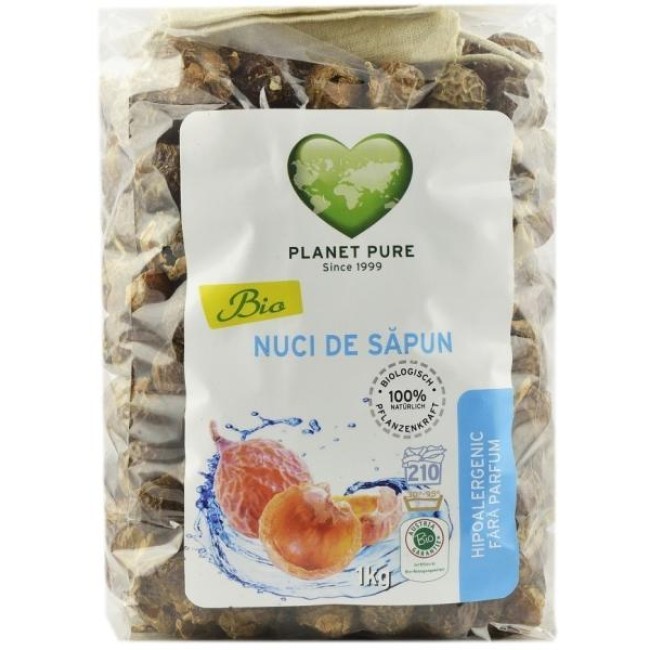 Nuci de sapun bio 1kg Planet Pure