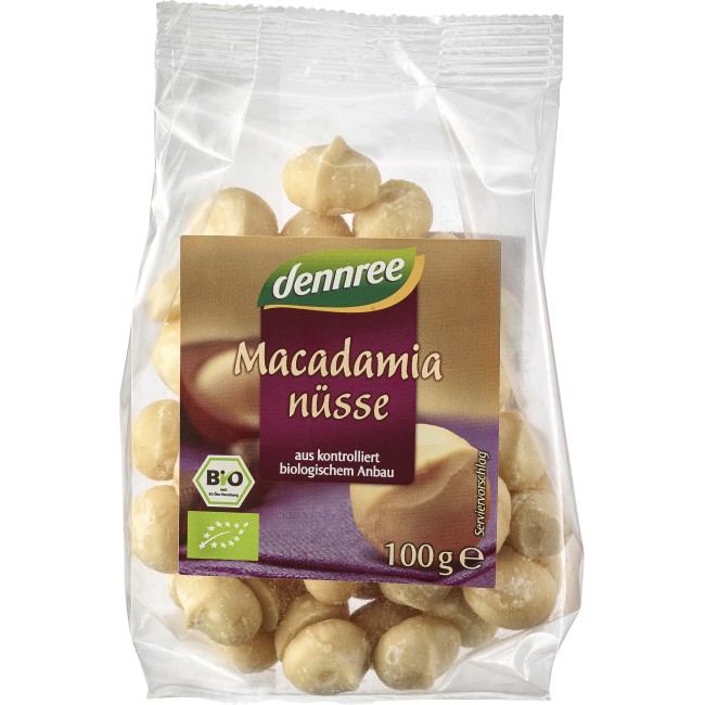 NUCI MACADAMIA BIO 100G DENNREE