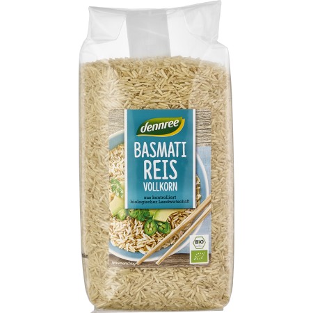 Orez basmati brun bio 1 kg Dennree Orez basmati brun bio 1 kg Dennree