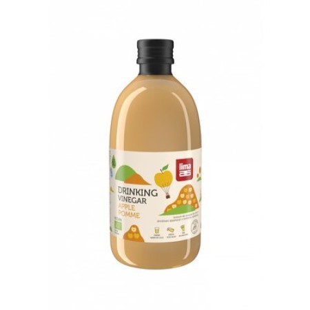 Otet de mere pentru baut eco 500ml Lima Otet de mere pentru baut eco 500ml Lima