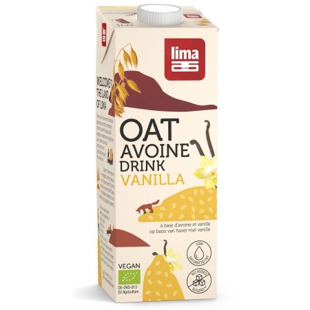 Bautura vegetala de ovaz cu vanilie eco 1L Lima Bautura vegetala de ovaz cu vanilie eco 1L Lima