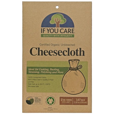 Panza de bumbac nealbit pentru strecurat si gatit, 182 x 91 cm, If You Care Panza de bumbac nealbit pentru strecurat si gatit, 182 x 91 cm, If You Care
