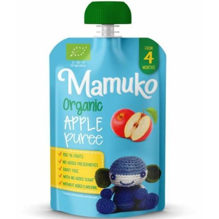 Piure de mere bio 100g Mamuko Piure de mere bio 100g Mamuko