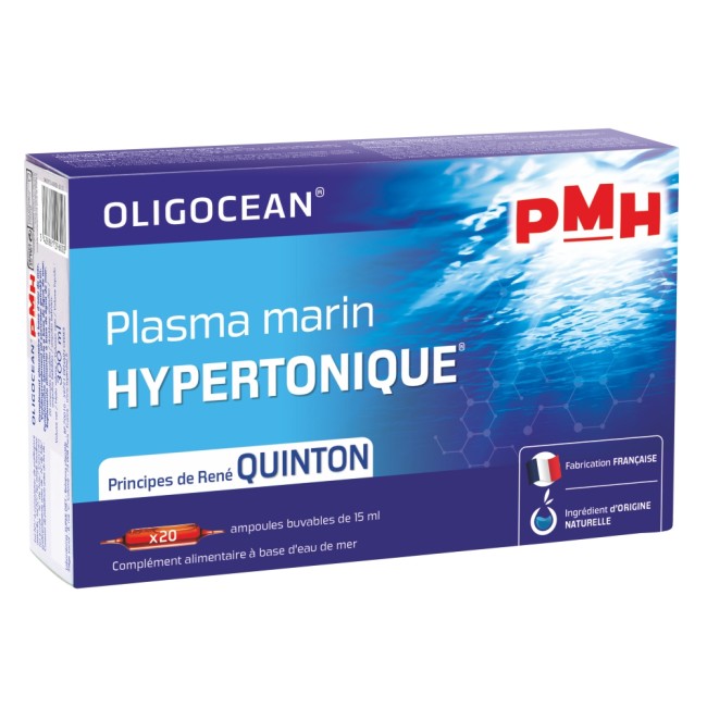 PLASMA MARINA HIPERTONIC OLIGOCEAN – METODA QUINTON, 20 FIOLE X 15ML, 300ML, LABORATOIRES SUPERDIET