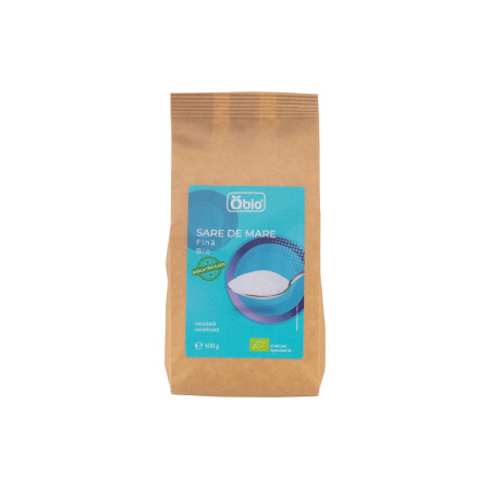Sare de mare fina bio 500g Obio