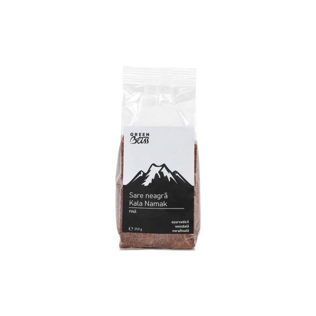 Sare neagra Kala Namak fina 350g Green Bliss Sare neagra Kala Namak fina 350g Green Bliss