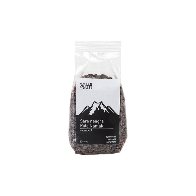 Sare neagra Kala Namak grunjoasa 350g Green Bliss Sare neagra Kala Namak grunjoasa 350g Green Bliss