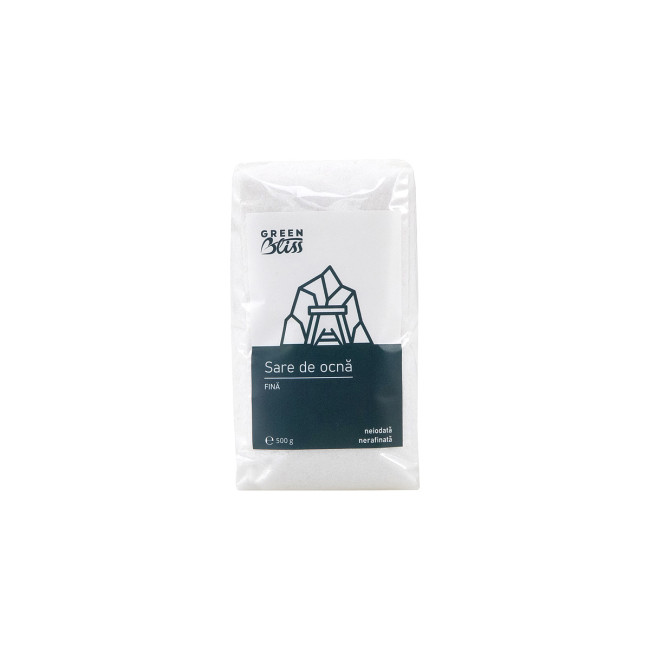 Sare de ocna fina 500g Green Bliss Sare de ocna fina 500g Green Bliss