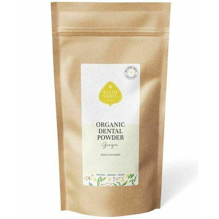 Pudra cu ghimbir pentru curatarea si albirea dintilor ecologic 200g - refill Eliah Sahil