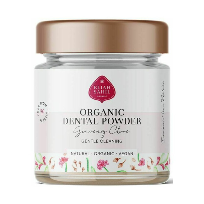 Pudra cu ginseng si cuisoare pentru curatarea dintilor ecologic 60g Eliah Sahil